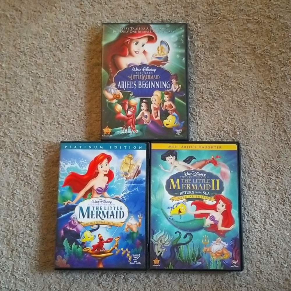 Lot of Disney's The Little Mermaid Movies